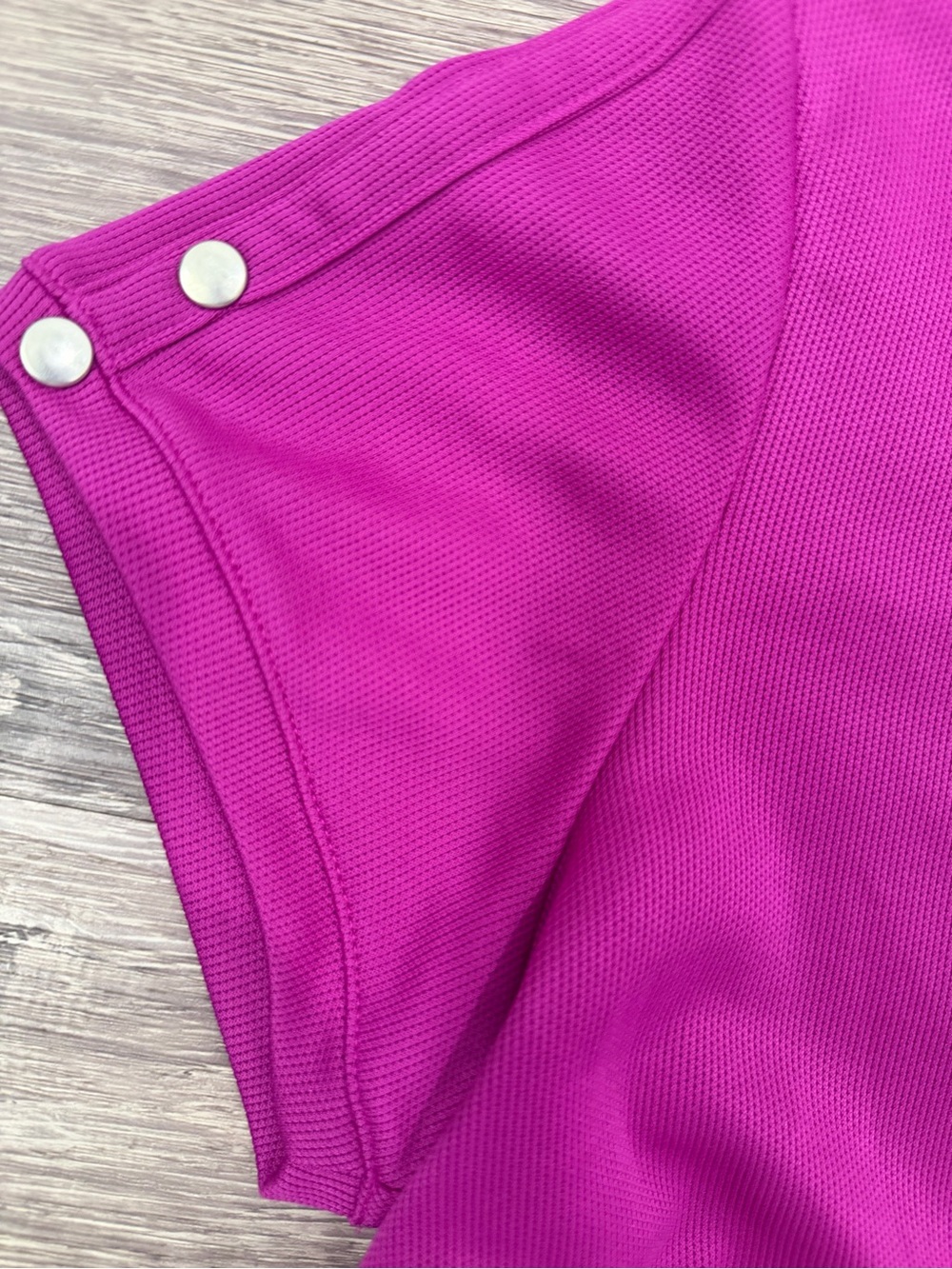 Adidas Magenta Polo Dress with Houndstooth Skirt - Picture 6 of 13